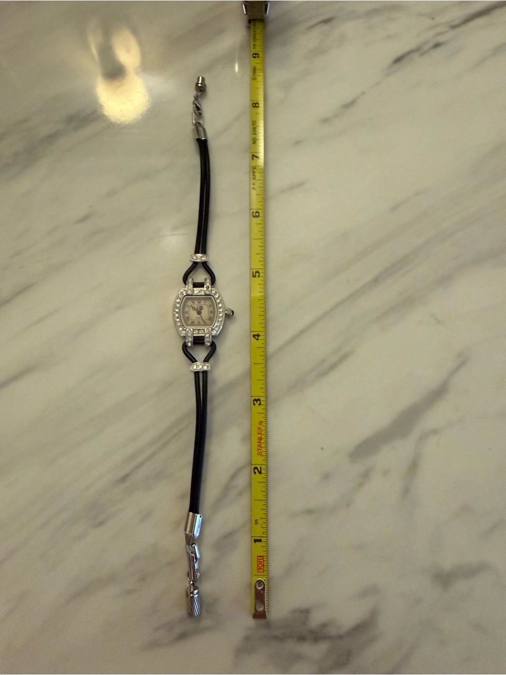 Nolan Miller Silver-Tone Crystal Accent Watch - Picture 3 of 7
